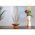 Haus Fabula Handcrafted Terracotta Padma (Lotus) Incense Stick Holder for Room Fragrance, Pooja Décor, Divine Natural Amora
