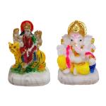 Awesome Craft Ma Sherawali MATA and Ganesh Idol Rani Murti for Pooja Mandir Goddess 2 Pice