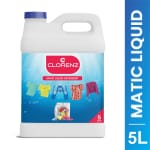 CLORENZ Matic Liquid Detergent 5L | Laundry Liquid For Fabric Care | Suitable For Top Load Front Load Washing Machine | PH Balanced