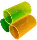 Mr Traders Shrimp Cave Hide Breeding Tube Multicolor PACK OF 3 Size Length-7cm Diameter-4cm Aquarium Tool ()