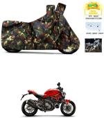 RONISH Waterproof Two Wheeler Cover for Ducati (Monster 821, Multicolor)