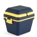 ULTRAZON Lunch Box Set, 3 Compartment Tiffin with Handle & Push Lock, Plastic Tiffin Box for Travelling, School Kids & Office ( Pack Of 1 ) , Multicolor