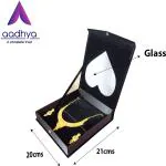 Aadhya heart shape sweat velvet jewellery box set for necklace and earing storage , organiser box , travelling organiser ,gift organiser for women special Vanity Box (Black)
