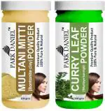Park Daniel Pure And Natural Multani Mitti Powder And Curry Leaf Powder, 100 G Each (Combo Of 2) |Hair Care|Dandruff Control hair Powder|Healthy Strong Hair Mask