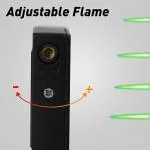 WILD WORLD Playing Card Print Butane Gas Refillable|Fancy Cigarette Metal Lighter|COLOUR:-BLACK