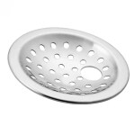 ENNIUS Premium Stainless Steel Hole Floor Drain - 5 Inches | 304-Grade | Versatile Round Flat Cut Design for WashBasin, Sink, and Kitchen | Pack of 1 | Includes Kitchen Sink Strainer Ennius Jali - Ideal for Bathroom and Kitchen Drainage