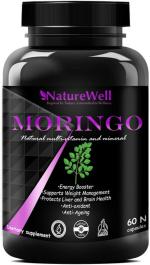 Naturewell Moringa Extract Capsules- Natural Moringa Powder, 60 Capsules