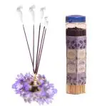 Nivira Lovely Lavender Agarbatti Incence Stick | Long-Lasting Natural Fragrance (Lo Smoke) for Divine & Special Puja Experience, Festivals, Occasions, Ideal for Gifting