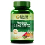Himalayan Organics Lung Detox | Cleanse Purify | Arjuna & Vasaka Leaf | Respiratory Support | Plant Based Herbal Supplement 60 Tablets