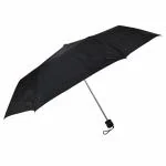 Fendo Aura 3 Fold Hand Open 21.5 Inch Sun And RainProof Regural Umbrella For Men And Women (Black)