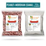 NEXTSTEP ORGANIC Mordhan/Sama/Bhagar & Peanut/Mungfali Dana Each 250g Combo Pack (500g)