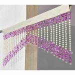 GOYCORS Purple Heart Polyvinyl Chloride Door Curtain (4 x 2 ft)