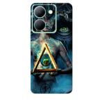 Toppings Printed Matte finish Vinyl Skin Sticker (This is not Back Case Covers) Scratch Less for Mobile Back and Camera lens for Samsung Galaxy S23 FE Design E06 -MT