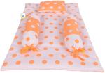 Toddylon New Born Baby Bedding Set Cradle Mattress with Super Soft Pillow and Bolsters