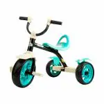 TUMBLR Alpha Kids Tricycle with Eva Wheels | Age Group 18 Months to 5 Years | 98% Assembled Tricylce First Time in India | Turkish Blue-