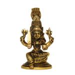 Kalarambh Brass Mariamman Silai Idol For Home Office Handicraft Art - 2 x 1.5 x 4 Inch (L x W x H)