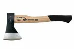 Yato YT-8001 Axe 600G|Hickory Shaft|Carbon Steel|hardened and Tempered|Timber wedge|Steel Ring|Axe Tool for Wood cutting|Axe tool for Cutting|Industrial Tool|Home Tools|Hand Tools