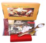 SAMBRIDHHI Havan Pooja Samagri 20 plus Items Complete Combo Kit Chandan Powder Dry Fruits Gangajal Roli Moli Havan Samagri Agarbatti Cowdung Cake Betel Nut etc-A14