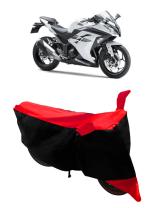 SHIVRAT Scooter Bike Cover Compatible with Kawasaki Ninja 300 Models Semi Waterproof & Heat Resistant Body Cover (Red)