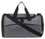 Wooum Premium Quality Travel Duffel Bag with Shoes Compartment 1774 for Men and Women, 43x29x28 Cm Approx 35L, Lightweight - Grey