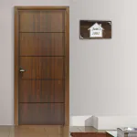 ABAJ LASER ART Wooden Customized Name Plate For Home Entrance | Ideal For House, Apartment, Flat, Office | Elegant Design | Longer Life | Laser Cutting Embossed Letters (Size- 14*8 Inch) Jain-2