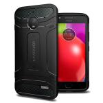 KAPAVER Moto E4, Moto E4, 4Th Generation, Moto E4, Motorola E4 Black TPU Shock Absorbent Back Cover 22.5 x 11.8 x 0.1 cm