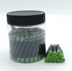 GOLD LEAF JINHAO Fountain Pen Ink Cartridges Refills, Disposable and Universal -80PC (Bamboo Green)