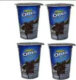 Food Library The Magic of Nature OREO Mini Chocolate Flavoured Cream Biscuit Cup, 4X63GM (Imported) (Pack Of 4) Cookies (252 g, Pack of 4)