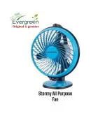 Evergreen Stormy Personal Fan All Purpose Fan - Blue