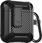 Badshah Upgraded Armor Cool Shock-Absorbing Rugged Cover Skin Accessories Compatible with Apple Airpod 2nd/1st Generation Charging Case Women Men EARPHONE/BLUETOOTH/AIRPODS- *NOT INCLUDED* ONLY CASE COVER IS AVAILABLE IN BOX