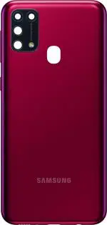 PURPLESAVVY Red Plastic Back Panel For Samsung Galaxy M31