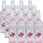 Maxisoft Hand Sanitizer Spray (Japanese Cherry Blossom) (120 ml - Pack Of 12)|With Aloe Vera, Lemon, Neem, Vitamin E & Glycerine|Paraben Free| Formaldehyde Free| Tough on germs|(120 ml - Pack Of 12)