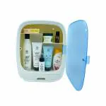 Multipurpose Bathroom Cabinet | New Look and Modern Cabinet with Megnatic Door Lock and Toothbrush Holding Drawer for Home and Office (Blue)