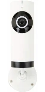 Smartcam Wireless Mini 180 Degree Panoramic Fisheye Lens 720P Hd Wifi Security Camera With Night Vision Security Camera With 128 Gb, 1 Channel (White)