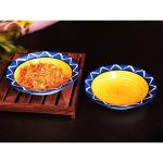Jimkia Kinari Mughal Painted Ceramic Plates(Set Of 2)