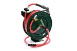 Zephyr Auto-Retractable Garden Hose Reel | Heavy-Duty | Made in India | w/ 3/4in x 65ft Zephyr Hose and HD Spray Gun - Green