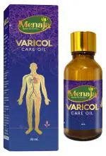 Menaja varicol care oil Ortho Vedic Oil | Ayurvedic Oil for Joint Pain, Muscle Pain, Osteoarthritis | Oil for Varicose Veins & Spider Veins | Unblocking Veins & Improves Blood Circulation | No Side Effects | Herbal. Visible improvement in 10 days, 30 ml