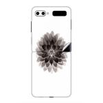 GADGETSWRAP Printed Vinyl Skin Sticker for Samsung Galaxy Z Flip - Infrared Lotus Flower