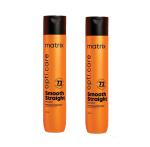 MATRIX OPTI.CARE Professional Shampoo for Smooth, Straight Hair, with Shea Butter (350 ml)pack of 2