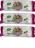 Fluffey Marshmallow 140g (100% vegetarian) pack of 3 ( 80pcs each) STRAWBERRY Marshmallow