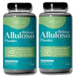 Meld Wellness Always Natural Allulose Powder 312gm , Low Calorie Sugar Substitute Pack of 2