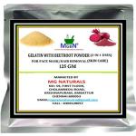 MGBN Gelatin With Beetroot Powder 2 In 1 Uses For Face Mask, Hair Removal Skin Care 125 gm