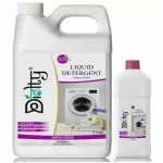 Diolty Eco-friendly laundry detergent | Stain Remover | Suitable for Front and Top Load Washing Machine | Liquid Detergent | Lily | 5+1L
