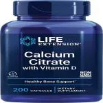 Life Extension Calcium Citrate with Vitamin D 200 capsules