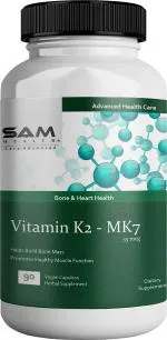 Sam Health Vitamin K2 - Mk7 - 90 Capsules