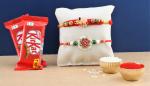 SurpriseForU Rakhi Chocolate Gift With Set of 2 Rakhi | Rakhi Gift with Sweet Kitkat | 20