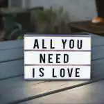 Hippity Hop Plastic Multicolor Led Night Light Box With Diy Black Letters