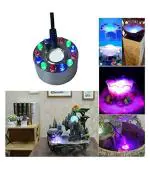 Flickkerbox ATS 12 LED Multicolor Aquarium Mist Maker Fogger Water Fountain Pond Light