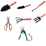Utkarsh Home Gardening Tools Set- Big & Small Trowels, i Weeder, Cultivator, Fork, Garden Pruner Cutters, Scissors | Garden Hand Tools for Home Gardening, Plant Cutter for Home Garden |Set of 7 Tools