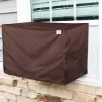 ARADENT Parachute Plain 1.5 Ton Window Air Conditioner Dust & Waterproof Cover (Brown)